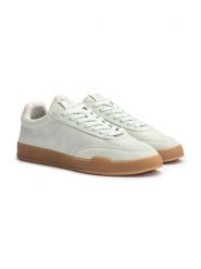 LLOYD Skórzane sneakersy w kolorze kremowym rozmiar: 44. Brązowe buty sportowe casual Lloyd, bez wzorów, bez zapięcia. Za 269.95 zł.