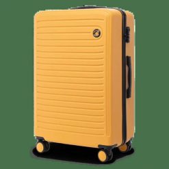 Walizka DUŻA Wings ABS+ COOT 28" Yellow. Żółte walizki Wings, bez wzorów, z materiału, duże. Za 179.90 zł.