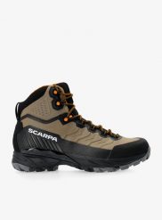 Buty trekkingowe męskie Scarpa Rush TRK LT GTX. Brązowe buty turystyczne Scarpa, bez wzorów, z gore-texu, bez zapięcia, trekkingowe, gore-tex. Za 687.49 zł.