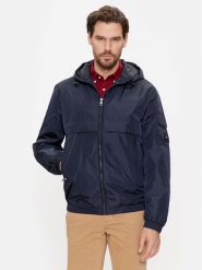 Tommy Hilfiger Kurtka przejściowa MW0MW31641 Granatowy Regular Fit. Niebieskie kurtki Tommy Hilfiger, l, bez wzorów, z syntetyku, bez kaptura. Za 649.99 zł.