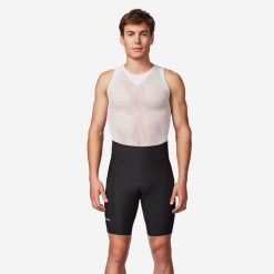 Spodenki rowerowe szosowe męskie Van Rysel EDR. Czarne spodenki rowerowe VAN RYSEL, l, bez wzorów, z elastanu, rowerowe. Za 199.99 zł.