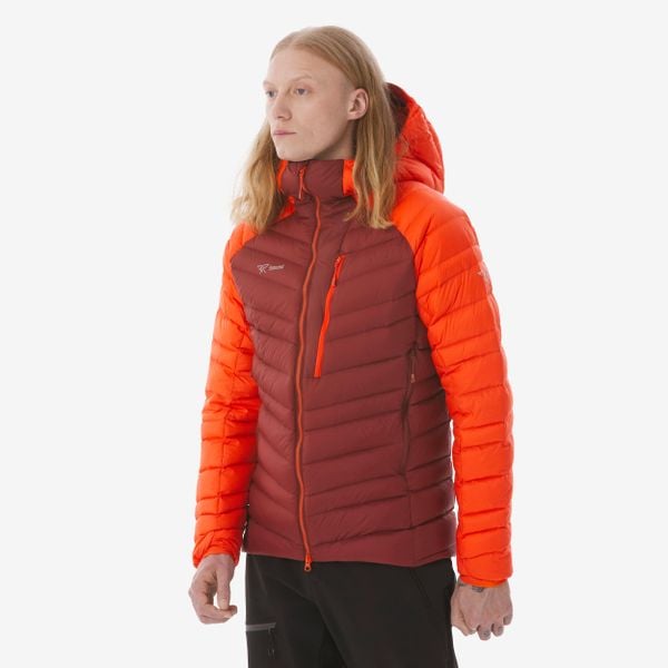 Kurtka puchowa męska z kapturem Simond Alpinism -12°C. Brązowe kurtki SIMOND, l, bez wzorów, z materiału, z kapturem. Za 499.99 zł.
