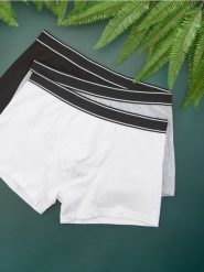 Bokserki 3 pack - wielobarwny. Bokserki Sinsay, l, bez wzorów, z materiału. Za 35.99 zł.