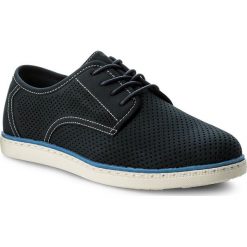 Półbuty LANETTI - MYL8055-7 Granatowy. Niebieskie eleganckie półbuty Lanetti, bez wzorów, z materiału, bez obcasa, bez zapięcia. W wyprzedaży za 49.99 zł.