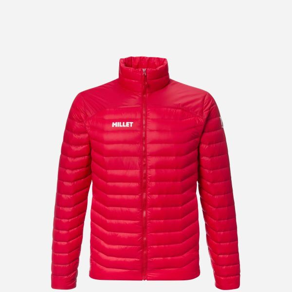 Kurtka puchowa męska MILLET Evole Light 700 Jkt M. Czerwone odzież kompresyjna Millet, m, bez wzorów, z materiału, outdoorowe. Za 659.00 zł.