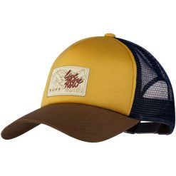 Czapka z daszkiem Trucker Cap Erlen Camel. Żółte czapki z daszkiem Buff, bez wzorów. Za 109.99 zł.