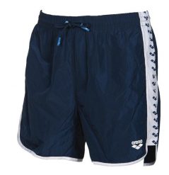 Szorty męskie spodenki kąpielowe sportowe na basen Arena Stripe Boxer. Niebieskie krótkie spodenki sportowe Arena, m, z aplikacjami, z materiału. Za 101.98 zł.