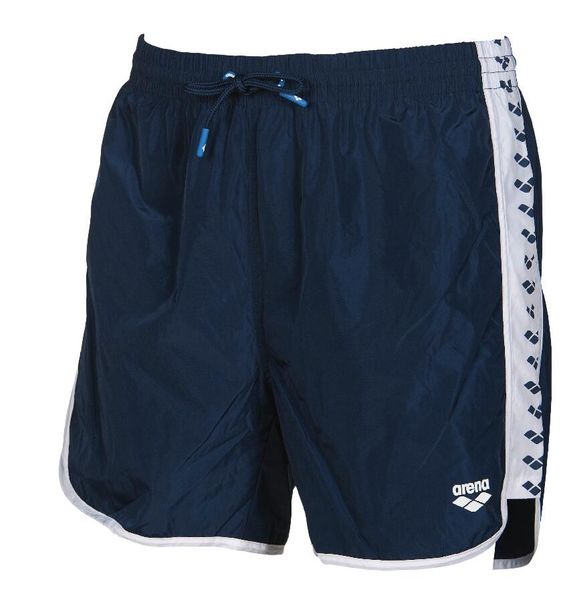 Szorty męskie spodenki kąpielowe sportowe na basen Arena Stripe Boxer. Niebieskie krótkie spodenki sportowe Arena, m, z aplikacjami, z materiału. Za 101.98 zł.