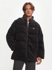 Tommy Jeans Kurtka zimowa DM0DM19638 Czarny Regular Fit. Czarne kurtki Tommy Jeans, na zimę, l, bez wzorów, z jeansu, bez kaptura. Za 679.99 zł.