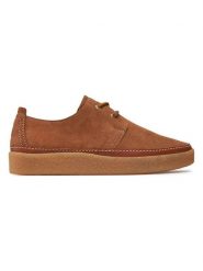 Clarks Skórzane trzewiki "Clarkwood" w kolorze jasnobrązowym rozmiar: 45. Brązowe botki sznurowane Clarks, bez wzorów, ze skóry, bez obcasa, bez zapięcia. Za 300.78 zł.