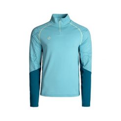 Koszulka termiczna męska SALEM M z długim rękawem i polarowym stretchem, z wysok. Niebieskie bielizna termoaktywna Izas, na zimę, m, bez wzorów, z polaru, bez ramiączek, na fitness i siłownię. Za 243.43 zł.