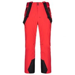 Męskie spodnie narciarskie Kilpi LEGEND-M. Czerwone spodnie narciarskie i snowboardowe Kilpi, m, bez wzorów, z nylonu, narciarskie. Za 835.17 zł.