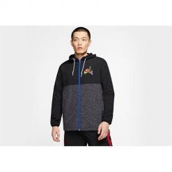 Kurtka uniwersalna męska Nike Air Jordan Classics. Czarne kurtki Nike, m, bez wzorów, z syntetyku, z kapturem. Za 399.00 zł.