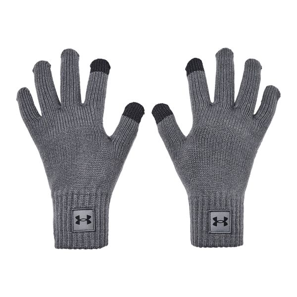Rękawiczki męskie Under Armour HALFTIME GLOVES S/M. Szare rękawiczki Under Armour, bez wzorów. Za 59.99 zł.
