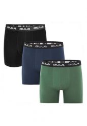 Bokserki Bula Frame (x3). Czarne bokserki Bula, l, bez wzorów, z bawełny. Za 238.00 zł.