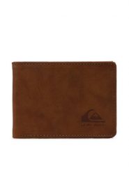 Quiksilver Duży Portfel Męski AQYAA03357 Brązowy. Brązowe portfele Quiksilver, bez wzorów, ze skóry. Za 109.99 zł.