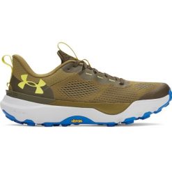 Buty trailowe Under Armour Infinite Pro. Zielone buty do biegania Under Armour, bez wzorów, bez zapięcia, do biegania. Za 638.00 zł.