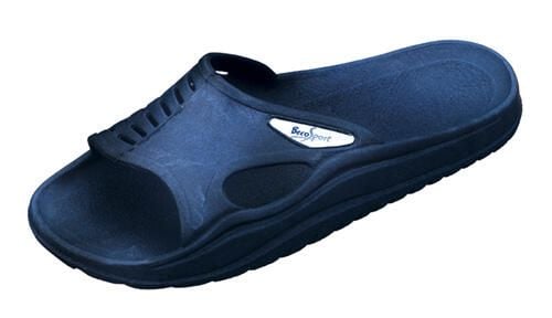 Beco unisex klapki saunowe granatowe. Czarne klapki 47 Brand, z materiału. Za 185.99 zł.