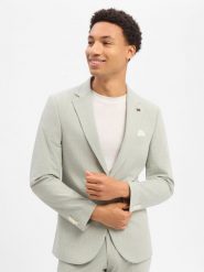 Finshley & Harding London kurtka modułowa - Brixdon Mężczyźni Slim Fit Sztuczne włókno szary, 44. Szare kurtki Finshley & Harding London, m, bez wzorów, z włókna, bez kaptura. Za 379.95 zł.