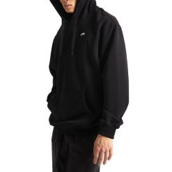 Bluza sportowa męska Vans VN000P58BLK1. Czarne bluzy z kapturem Vans, m, bez wzorów, z materiału, z kapturem. Za 458.00 zł.