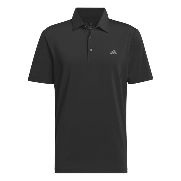 Polo adidas Ultimate365 Solid. Czarne koszulki polo Adidas, m, bez wzorów, z materiału, bez kołnierzyka, bez ramiączek, na golfa. W wyprzedaży za 210.00 zł.