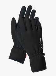 Rękawiczki polarowe Vaude Basodino Gloves III. Czarne rękawiczki Vaude, bez wzorów, z materiału. Za 103.39 zł.