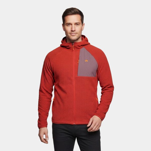 Bluza polarowa męska z kapturem Alpinus Ruen. Czerwone bluzy z kapturem Alpinus, na lato, l, bez wzorów, z elastanu, z kapturem. Za 179.00 zł.