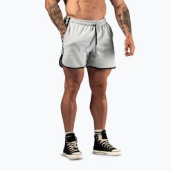 Spodenki treningowe męskie NEBBIA Hero. Szare krótkie spodenki sportowe Nebbia, l, bez wzorów, z bawełny. Za 229.99 zł.