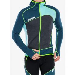 Bluza rozpinana męska Crazy Pull Resolution. Zielone bluzy Crazy, na zimę, m, bez wzorów, bez kaptura. Za 881.99 zł.