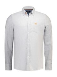 NEW ZEALAND AUCKLAND Koszula w kolorze biało-szarym rozmiar: XXL. Białe koszule New Zealand Auckland, xxl, bez wzorów, bez kołnierzyka, bez ramiączek. Za 117.45 zł.