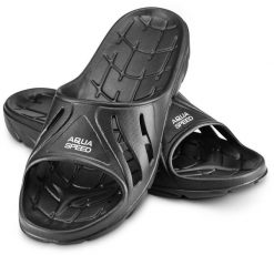 Klapki basenowe Aqua Speed Alabama. Czarne klapki Aqua-Speed, z materiału. Za 47.99 zł.