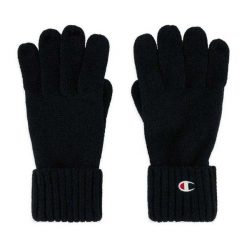 Rękawiczki Unisex Dla Dorosłych Z Haftowanym Logo. Czarne rękawiczki Champion, bez wzorów. Za 92.99 zł.