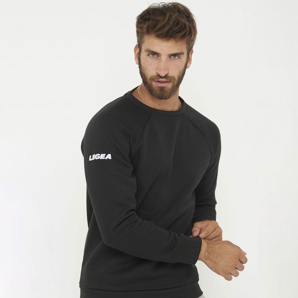Oversize bluza sportowa Zagabria. Szare bluzy bez kaptura Legea, xl, bez wzorów, bez kaptura. Za 100.00 zł.