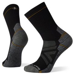 Skarpety Trekkingowe unisex Smartwool Hike Full Cushion Crew Socks. Czarne skarpety Smartwool, bez wzorów, z wełny. Za 102.19 zł.