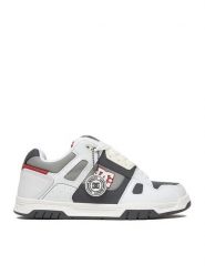 DC Shoes Sneakersy CEO-SV5-10121 Biały. Białe buty sportowe casual DC Shoes, bez wzorów, ze skóry, bez zapięcia. Za 299.99 zł.