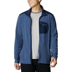 Bluza trekkingowa męska Columbia Klamath Range Full Zip. Niebieskie bluzy Columbia, m, bez wzorów, bez kaptura. Za 159.99 zł.