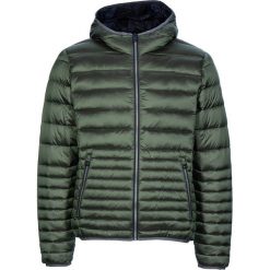 Kurtka puchowa w kolorze ciemnozielonym. Zielone kurtki CMP Men, m, bez wzorów, z materiału, bez kaptura. W wyprzedaży za 307.95 zł.