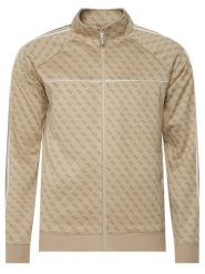 Guess Bluza Z6YQ16 K4620 Beżowy Regular Fit. Brązowe bluzy Guess, m, z aplikacjami, z syntetyku, bez kaptura. Za 524.99 zł.