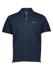 Pepe Jeans Koszulka polo w kolorze granatowym rozmiar: L. Niebieskie koszulki polo Pepe Jeans, l, bez wzorów, z bawełny, bez kołnierzyka, bez ramiączek. Za 114.44 zł.