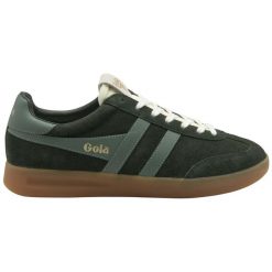 Sneakersy Gola Cyclone. Zielone buty sportowe casual Gola, bez wzorów, bez zapięcia. Za 449.00 zł.