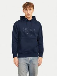 Jack&Jones Bluza Frederiksberg 12262811 Granatowy Regular Fit. Niebieskie bluzy Jack&Jones, l, bez wzorów, z bawełny, bez kaptura. Za 119.99 zł.