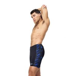 Kąpielówki męskie spodenki na basen Speedo Hyperboom PNL JAM AM. Czarne odzież kąpielowa Speedo, m, bez wzorów, sportowe. Za 243.06 zł.