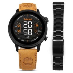 Zegarek Męski TIMBERLAND TRAIL FORCE. Czarne zegarki Timberland. Za 887.90 zł.