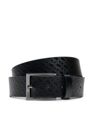 Boss Pasek Męski Barn 50524047 Czarny. Czarne paski Boss, bez wzorów, ze skóry. Za 339.99 zł.