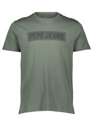 Pepe Jeans Koszulka w kolorze khaki rozmiar: L. Brązowe bezrękawniki Pepe Jeans, l, bez wzorów, z bawełny, bez kołnierzyka, bez ramiączek. Za 101.95 zł.