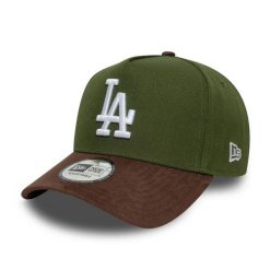 Czapka typu snapback New Era Dodgers Suede E-Frame. Zielone czapki z daszkiem New Era, bez wzorów. Za 190.50 zł.
