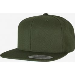 Czapka typu snapback Flexfit Classic. Zielone czapki z daszkiem FLEXFIT, bez wzorów, z wełny. Za 68.15 zł.