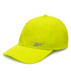 Czapka z daszkiem Reebok. Żółte czapki z daszkiem Reebok, bez wzorów. Za 79.99 zł.