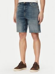 Guess Szorty jeansowe M6GD27 D0777 Niebieski Regular Fit. Niebieskie szorty Guess, m, z aplikacjami, z bawełny. Za 344.99 zł.