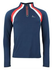 Peak Mountain Koszulka funkcyjna "Cranium" w kolorze granatowym rozmiar: M. Niebieskie t-shirty sportowe Peak Mountain, bez wzorów, z materiału, bez ramiączek, outdoorowe. Za 131.12 zł.